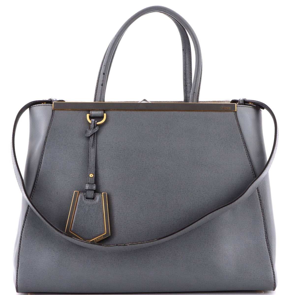 Fendi FENDI 2Jours Bag Leather Medium