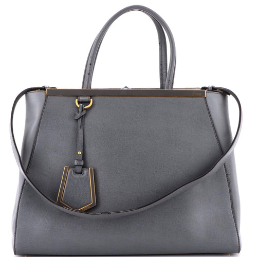 FENDI 2Jours Bag Leather Medium