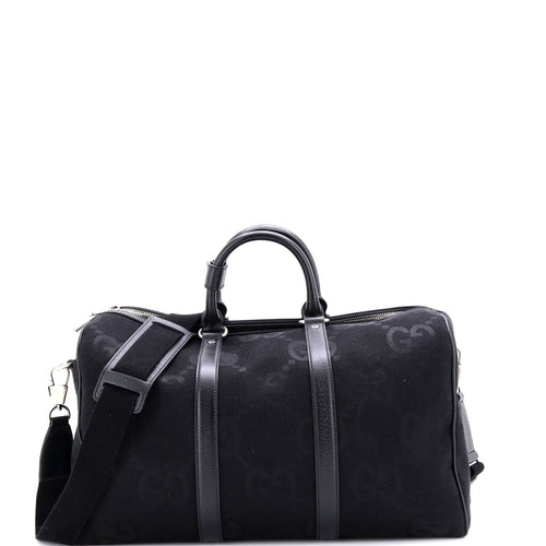 GUCCI Convertible Duffle Bag Jumbo GG Canvas Small