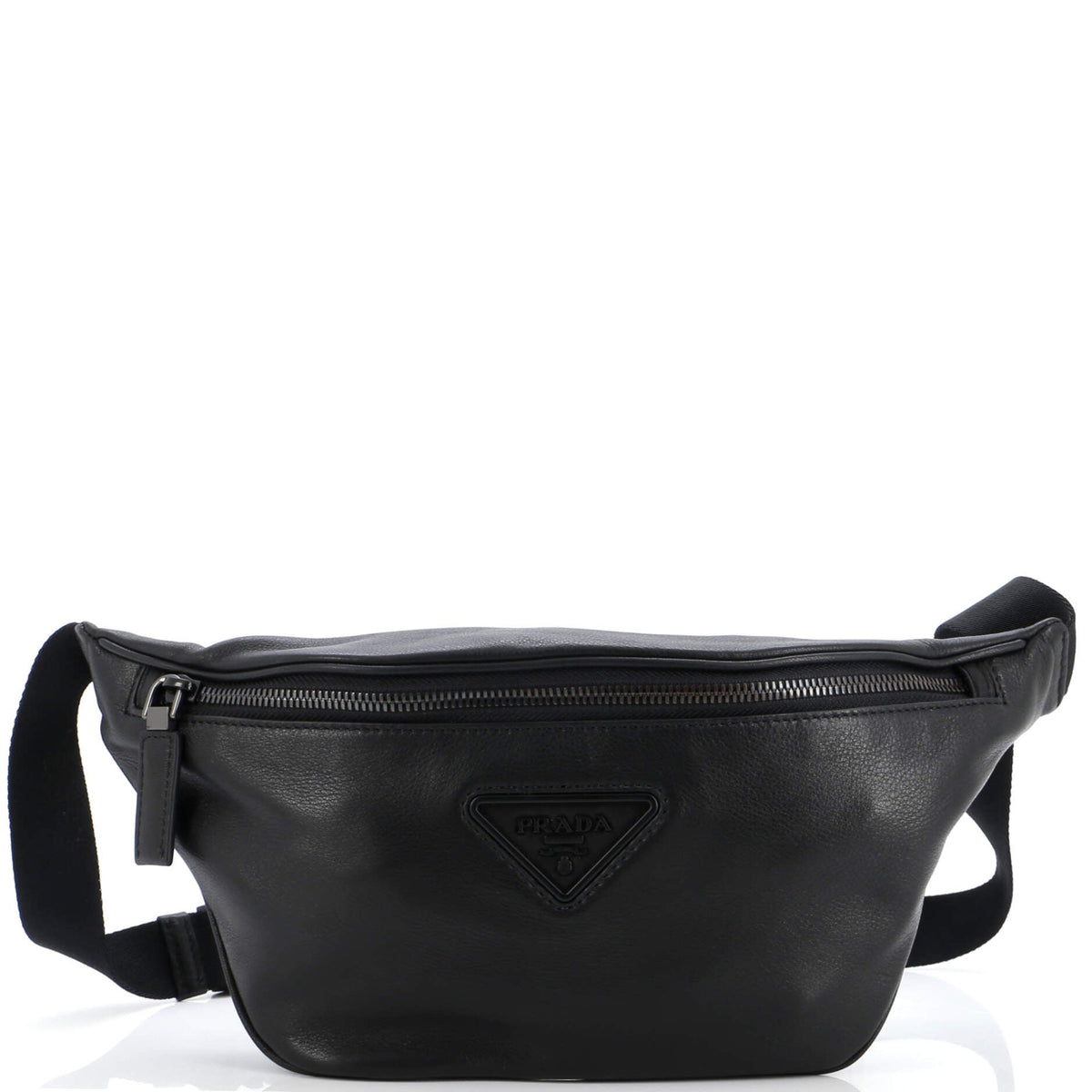 Prada PRADA Zip Belt Bag Leather Small