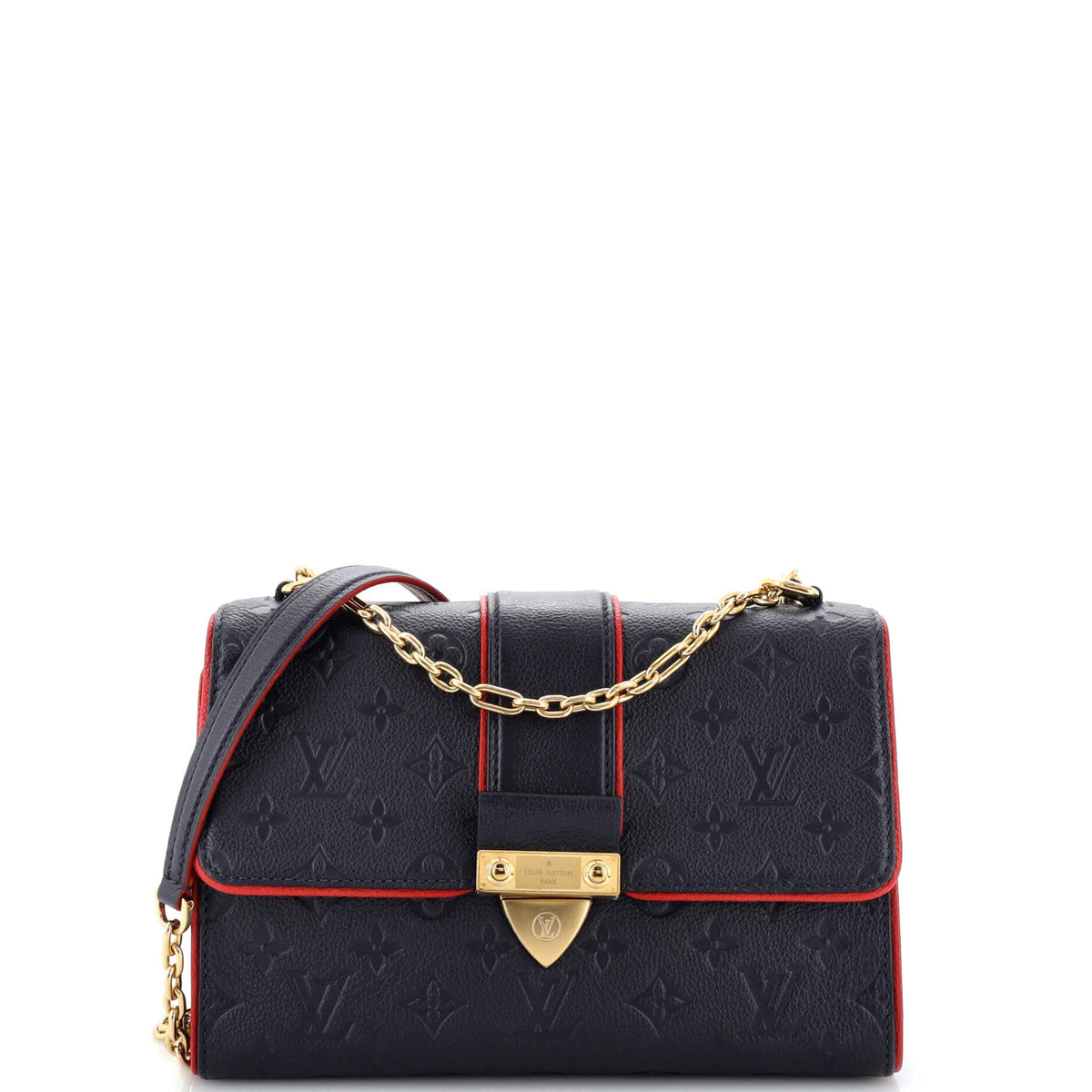 Louis Vuitton Saint Sulpice Handbag Monogram Empreinte Leather PM