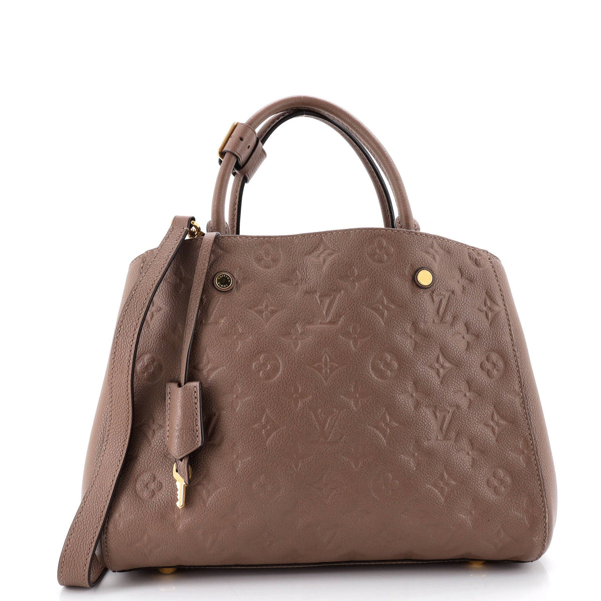 Louis Vuitton Montaigne Handbag Monogram Empreinte Leather GM