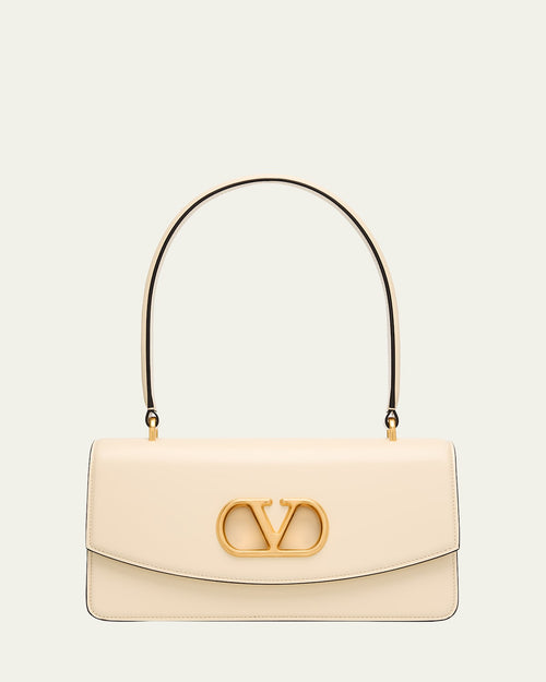 Vain VLOGO Leather Top-Handle Bag
