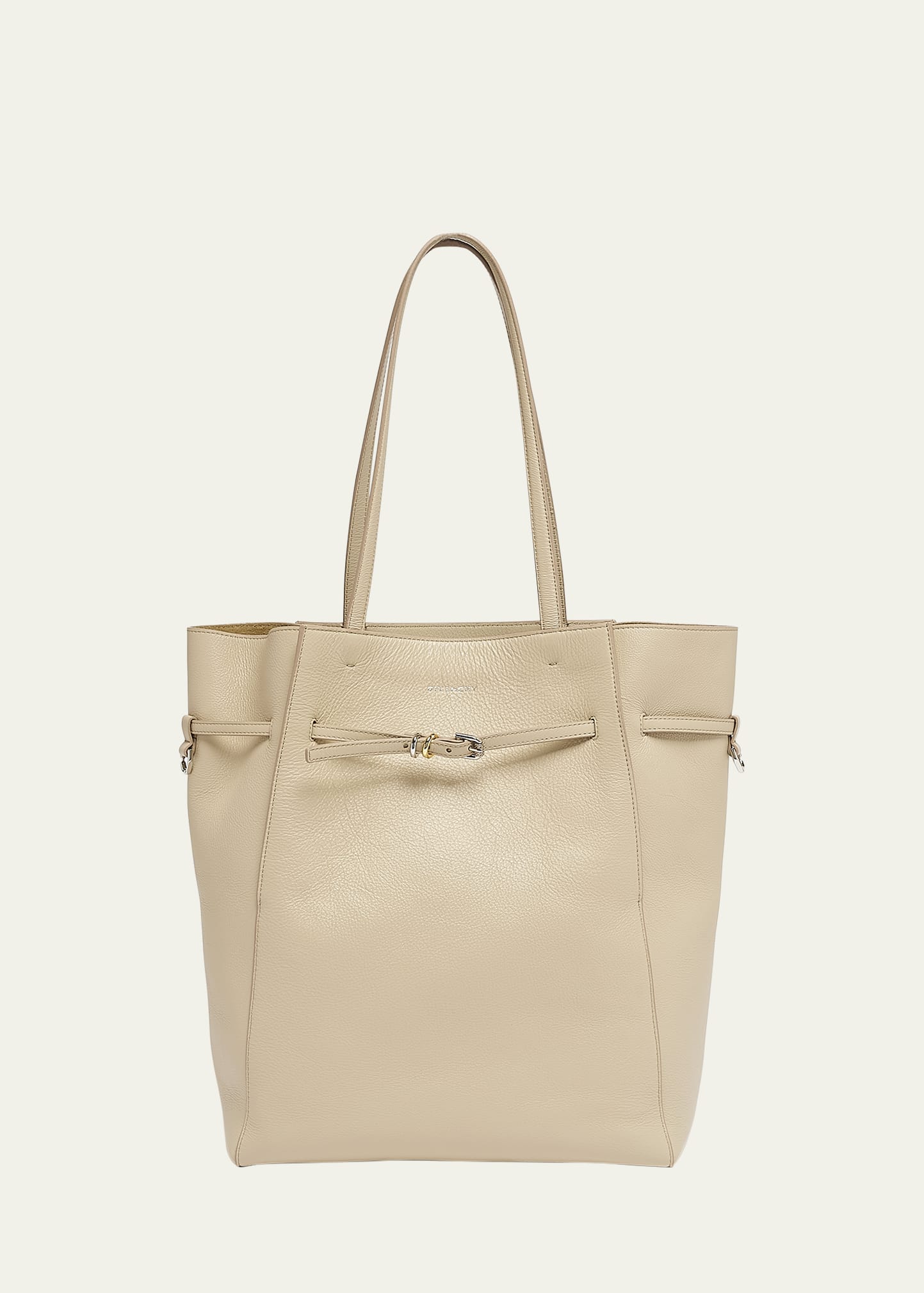 Givenchy Voyou Medium North-South Tote Bag in Tumbled Leather