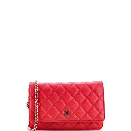 CHANEL Wallet on Chain Quilted Caviar