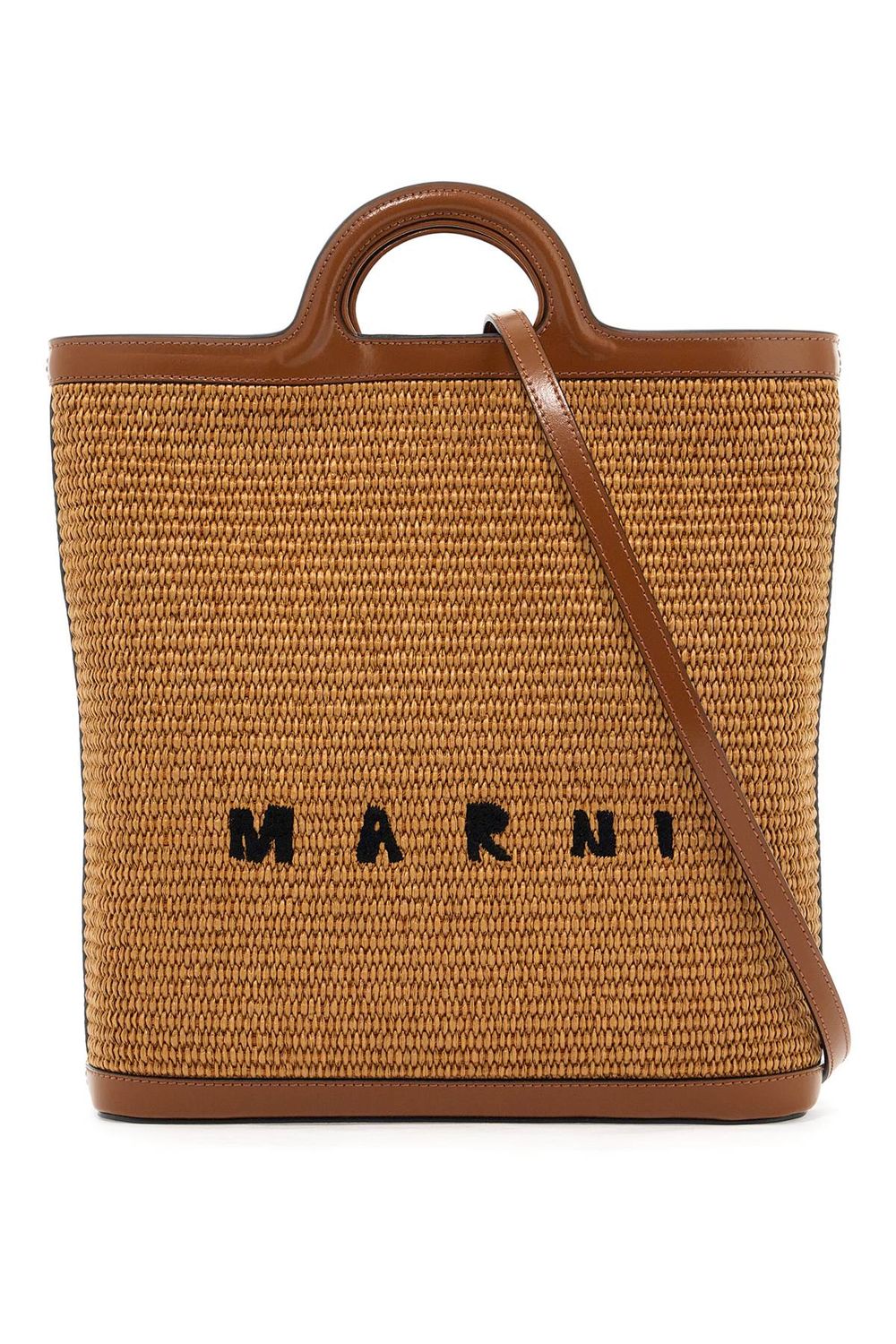 Marni Women's Tropicalia Handbag in Marrone | SBMP0179Q0P3860