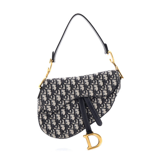 Saddle Handbag Oblique Canvas Medium
