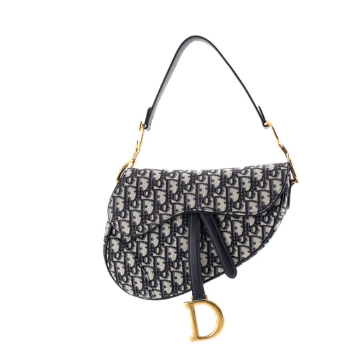 Saddle Handbag Oblique Canvas Medium