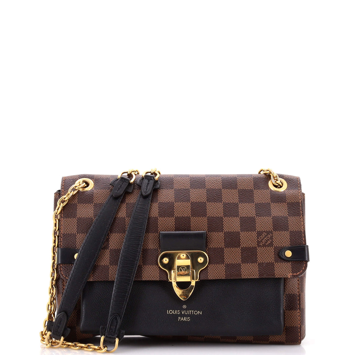 Louis Vuitton Vavin Handbag Damier with Leather PM