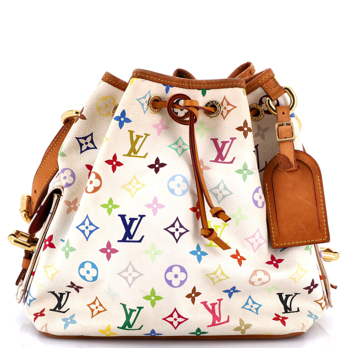 Louis Vuitton Petit Noe Handbag Monogram Multicolor