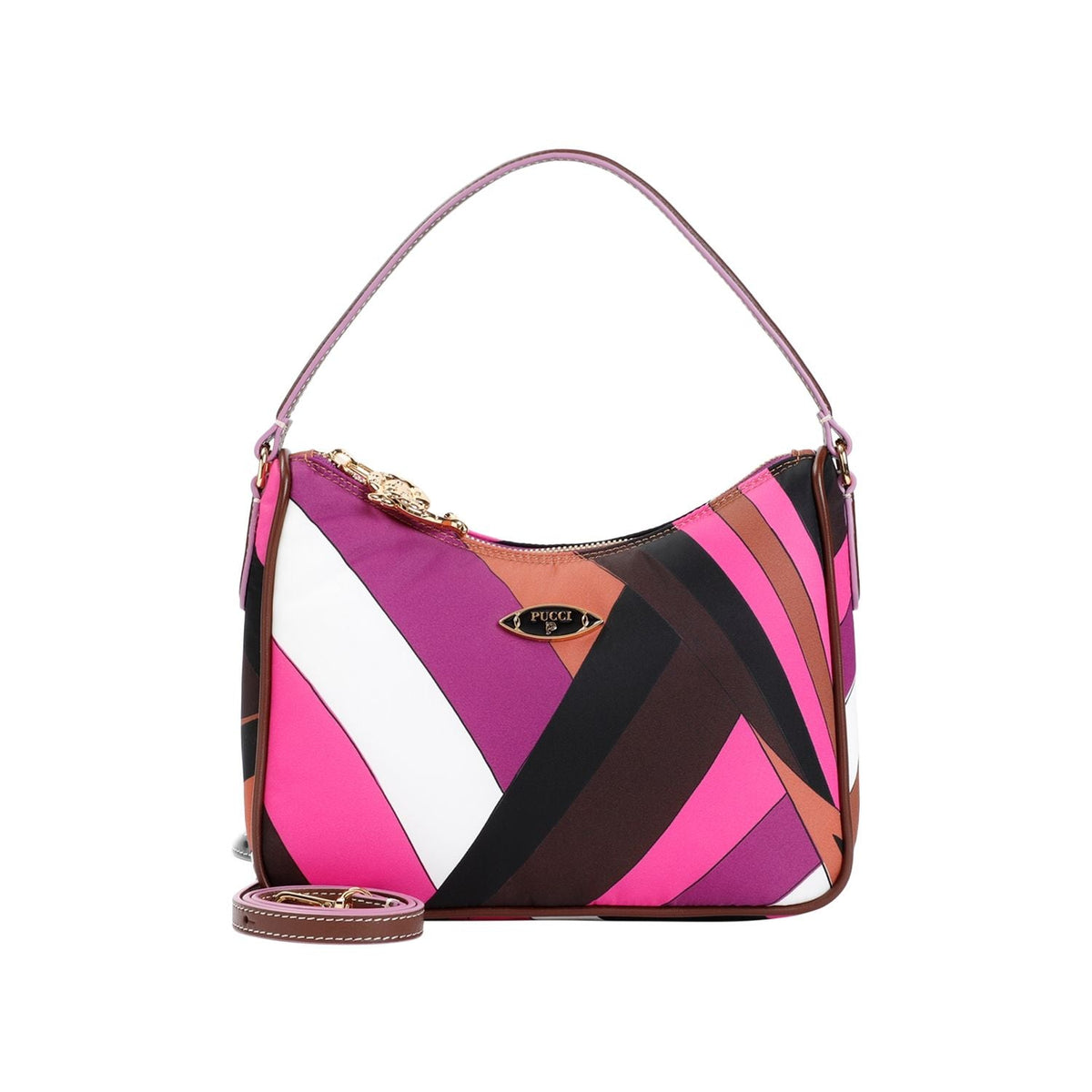 Emilio Pucci Women's Shoulder Bag in Pink & Purple | Size UNICA | 4UBC204U151