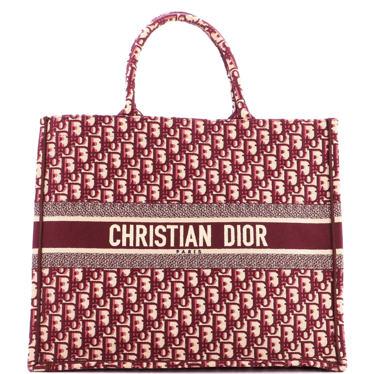 Christian Dior Book Tote Oblique Canvas Large