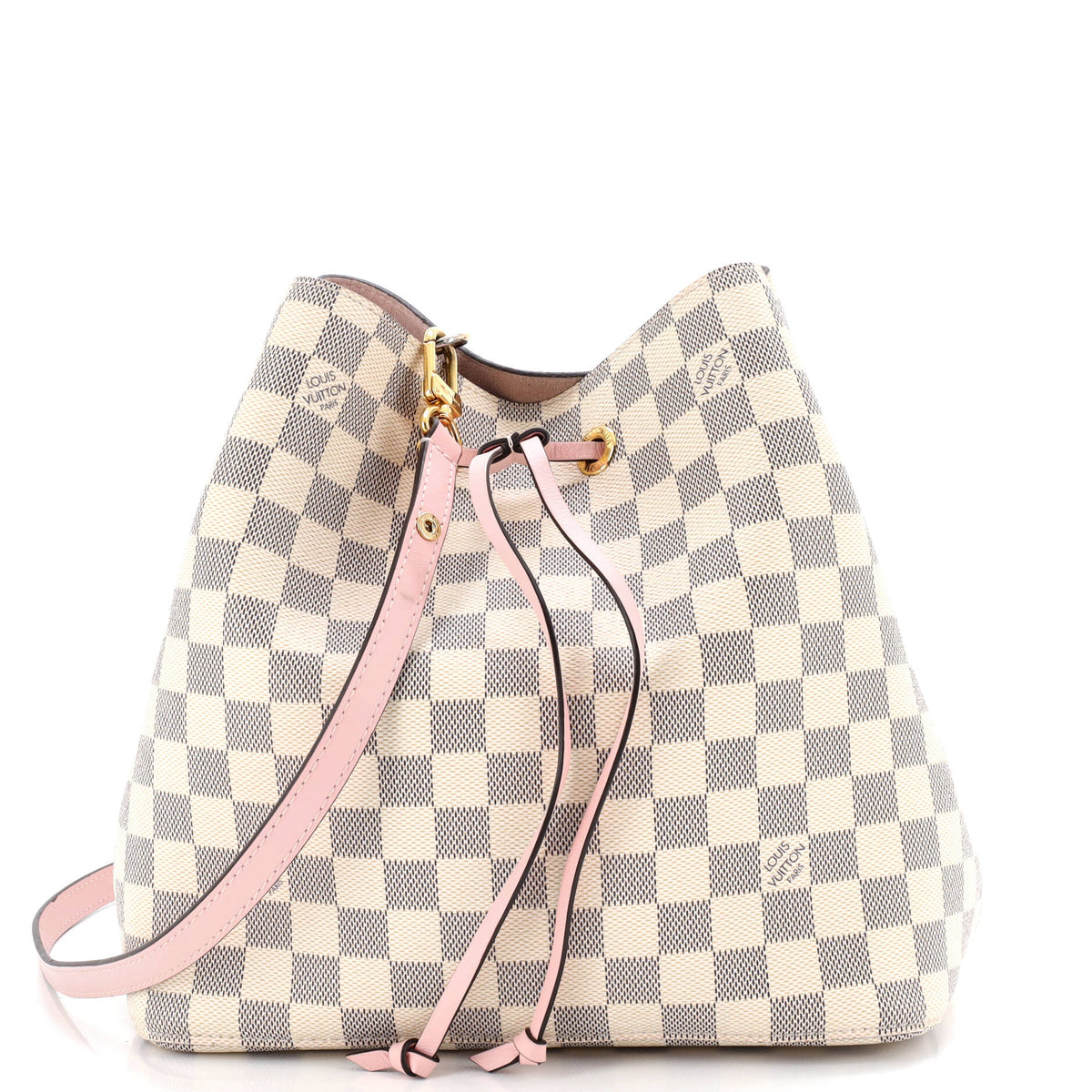 Louis Vuitton NeoNoe Handbag Damier with Leather MM