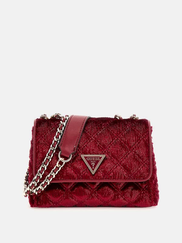 Guess Giully Chenille Mini Crossbody