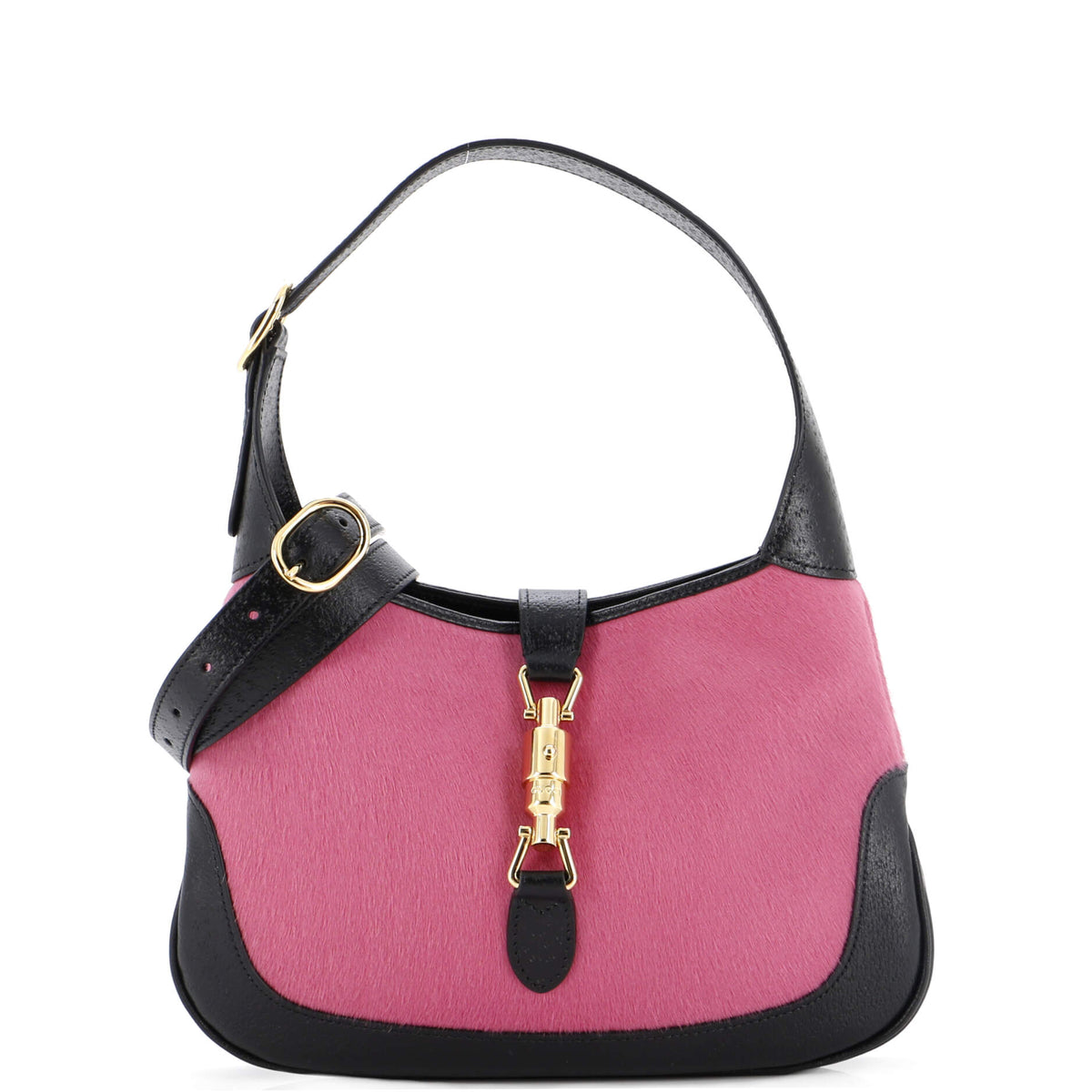 Gucci GUCCI Jackie 1961 Hobo Calf Hair with Leather Small