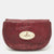 Burgundy Python Embossed Leather Lily Pouch