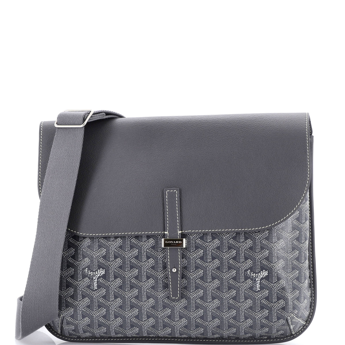 Goyard GOYARD Coursier Messenger Bag Coated Canvas and Leather