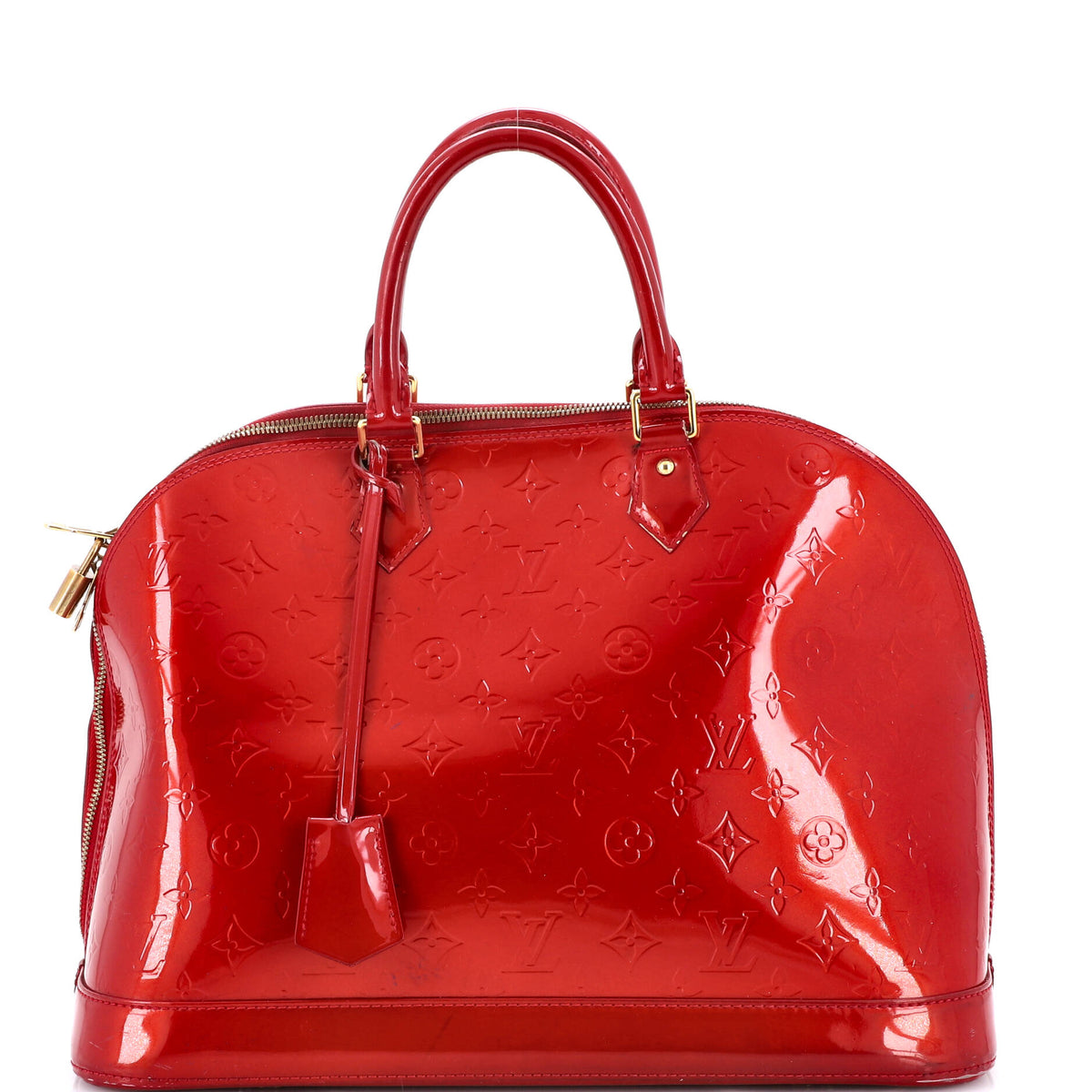 Louis Vuitton Alma Handbag Monogram Vernis GM