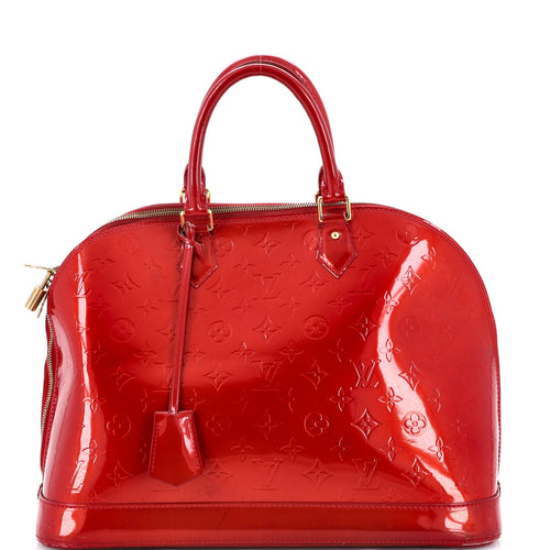 Alma Handbag Monogram Vernis GM