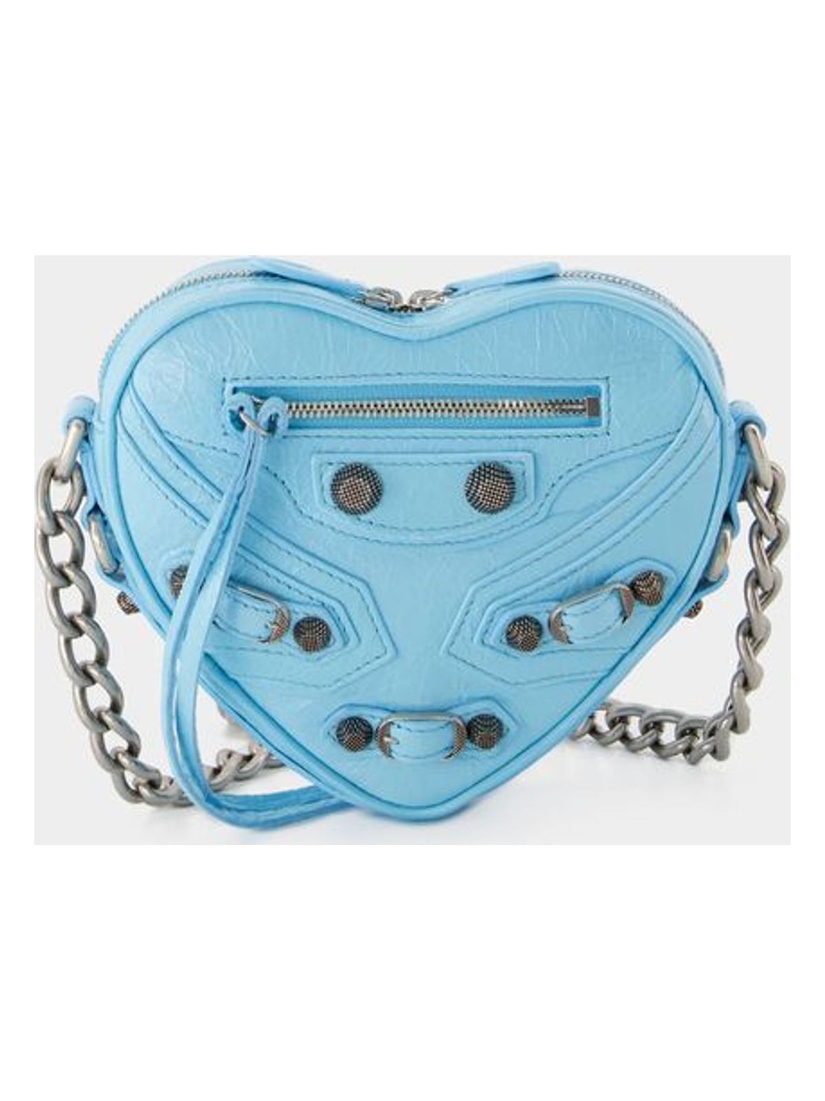 Balenciaga Women's Cag Heart Mini Bag in Blue | 722781 Color 1VG9Y Color 4636