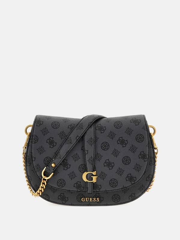 Guess Sac à bandoulière Kuba 4G avec logo Peony