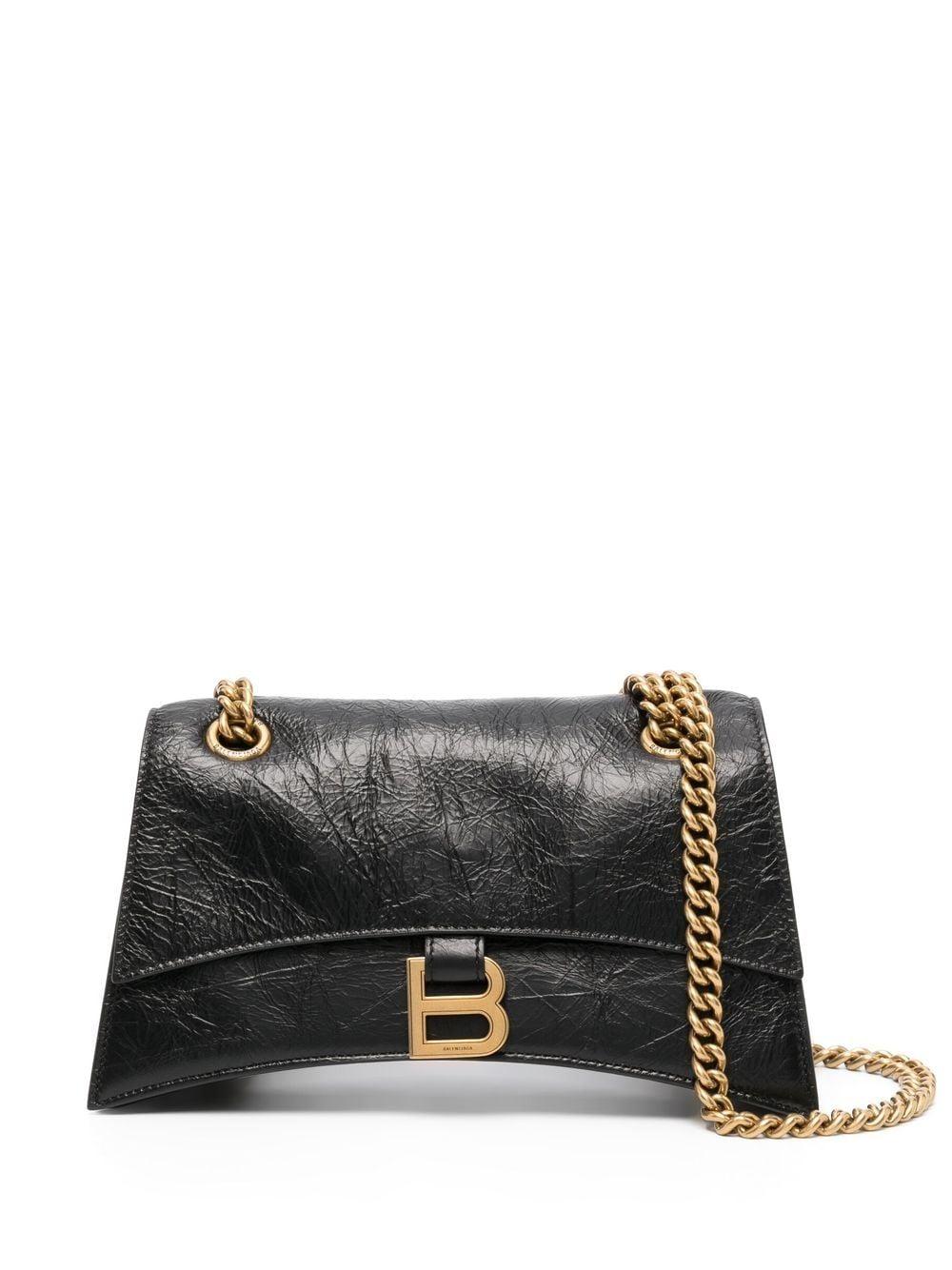 Balenciaga Women's Crush Chain Bag in Black | Size UNICA | 716351210IT
