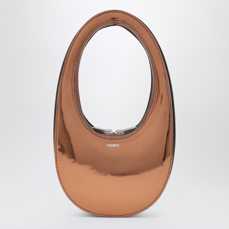 Coperni Mini Swipe Bag Bronze Mirrored