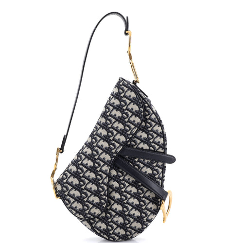 Saddle Handbag Oblique Canvas Medium