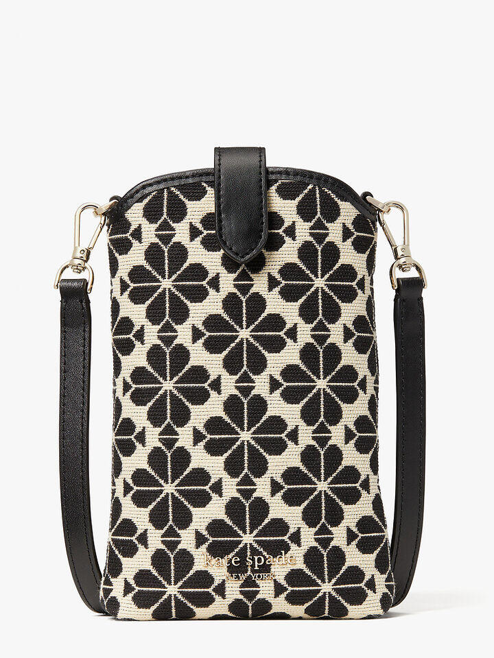 Kate Spade Au Spade Flower Jacquard North South Crossbody