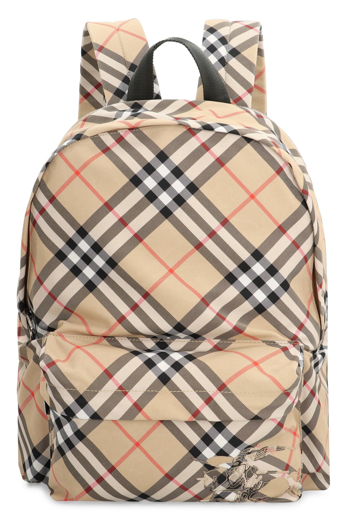 Burberry Men's Check Nylon Backpack in Beige | 8091312158564 Color A2021