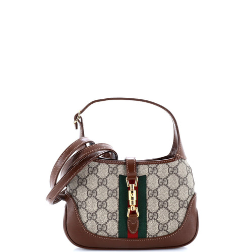 GUCCI Jackie 1961 Hobo GG Coated Canvas Mini
