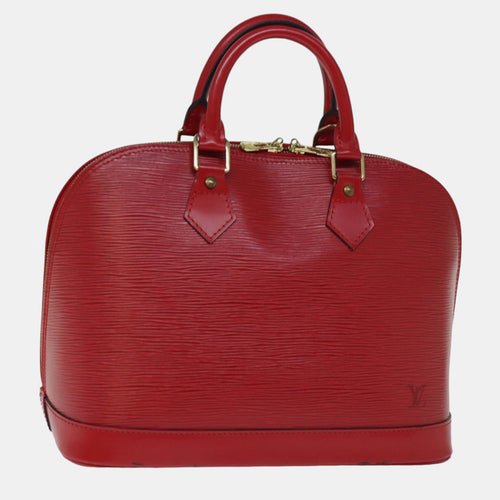 Red Epi Leather Alma handbag