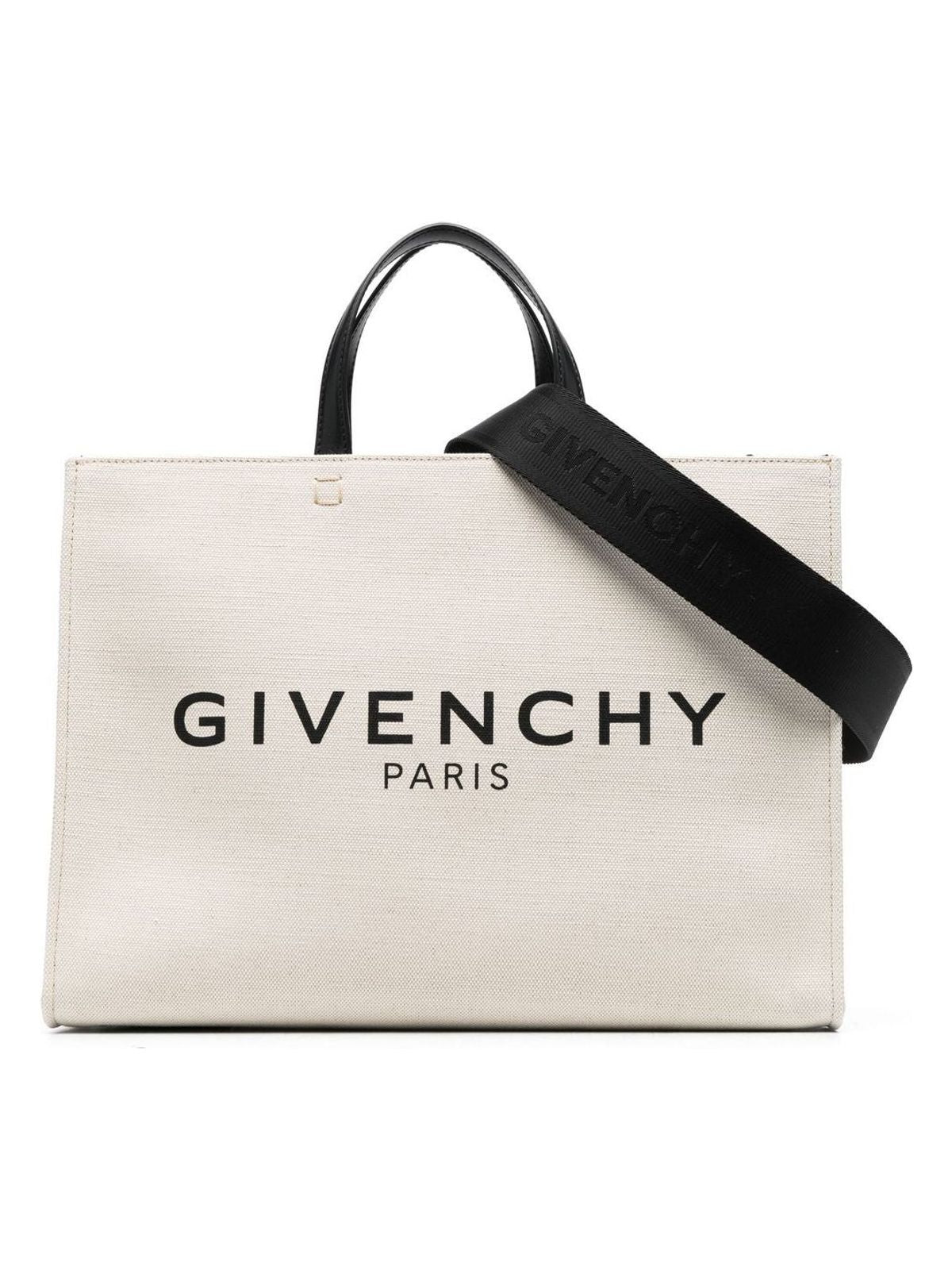 Givenchy Women's G Tote Medium Canvas Tote Bag in Beige | Size UNI | BB50N2B1DRGTOTE255