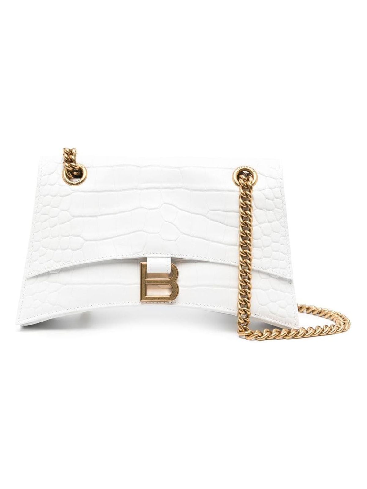 Balenciaga Women's Crush Chain Bag in White | 716351 Color 210IX Color 9001