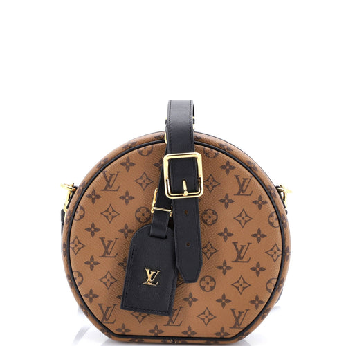 Petite Boite Chapeau Bag Reverse Monogram Canvas