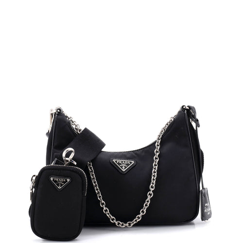 PRADA Re-Edition 2005 Shoulder Bag Tessuto Small