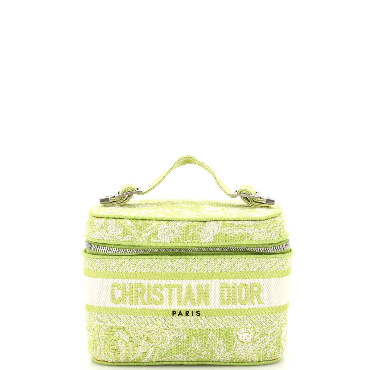 Christian Dior DiorTravel Vanity Case Embroidered Canvas