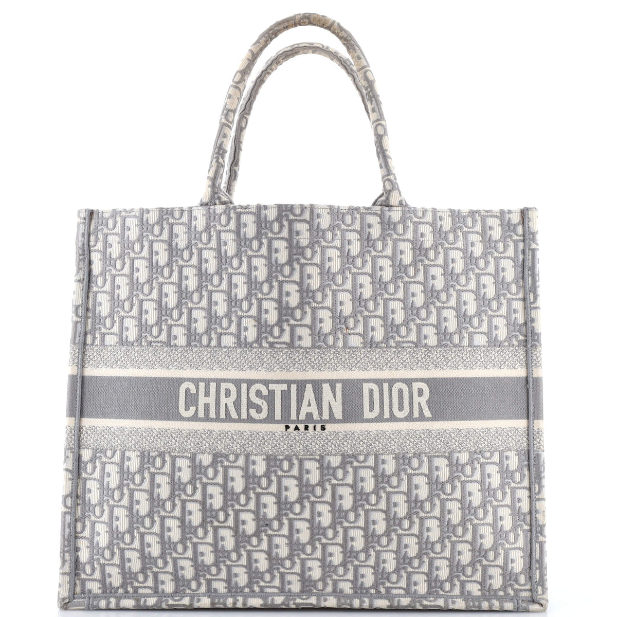 Christian Dior Book Tote Oblique Canvas Large