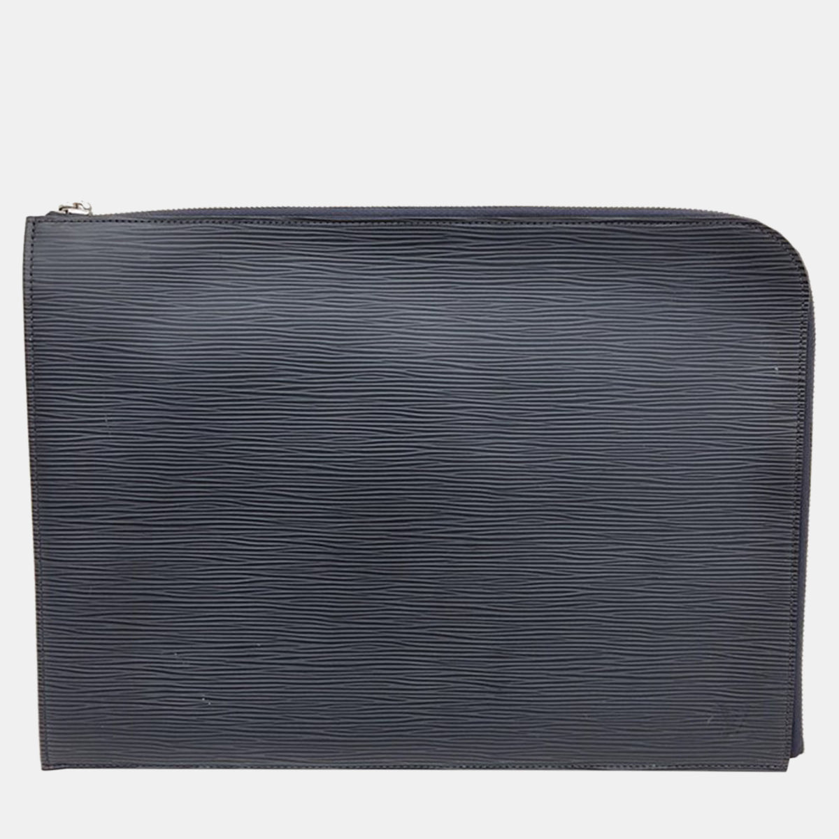 Louis Vuitton Gray Epi Leather Pochette Jour GM Clutch Bag