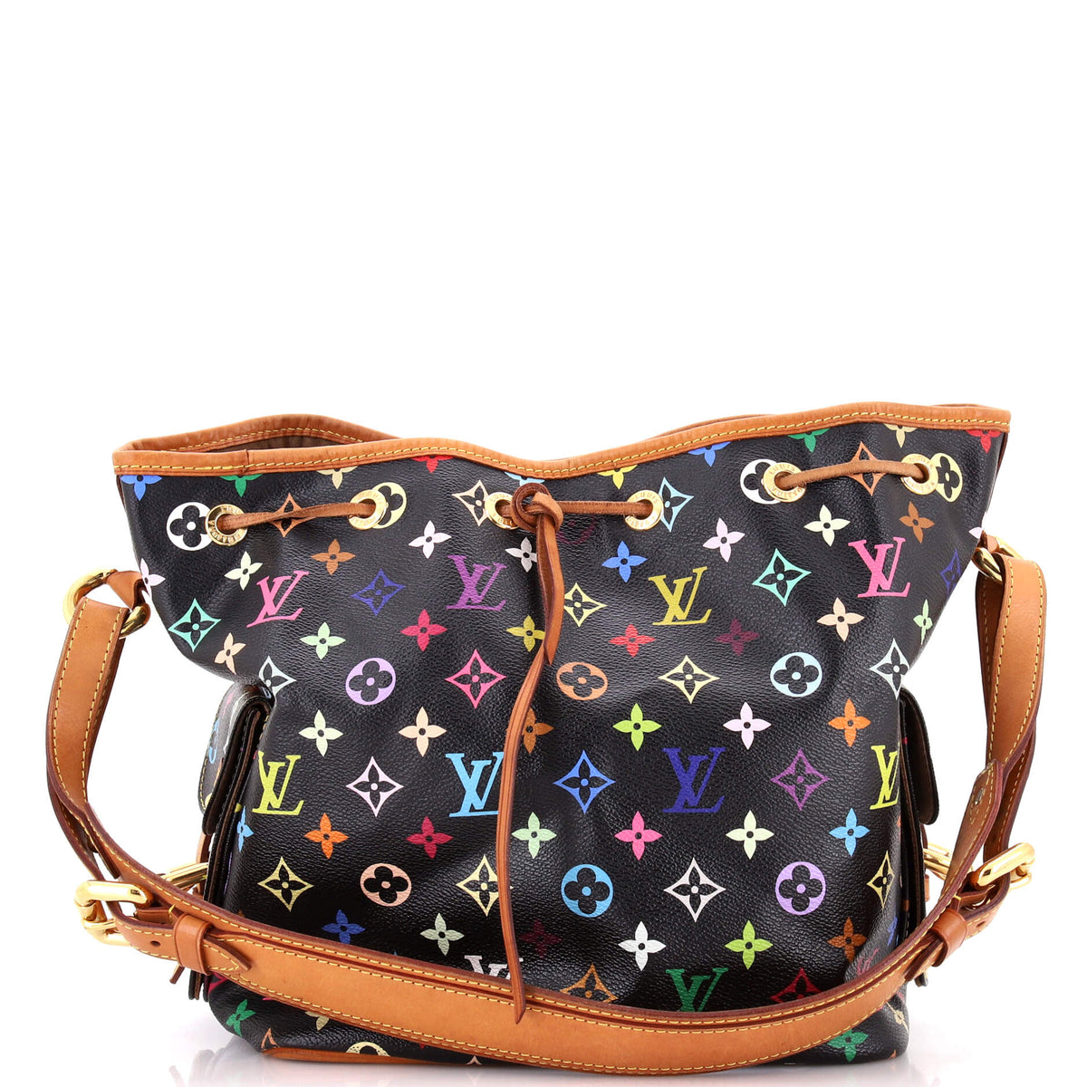 Louis Vuitton Petit Noe Handbag Monogram Multicolor
