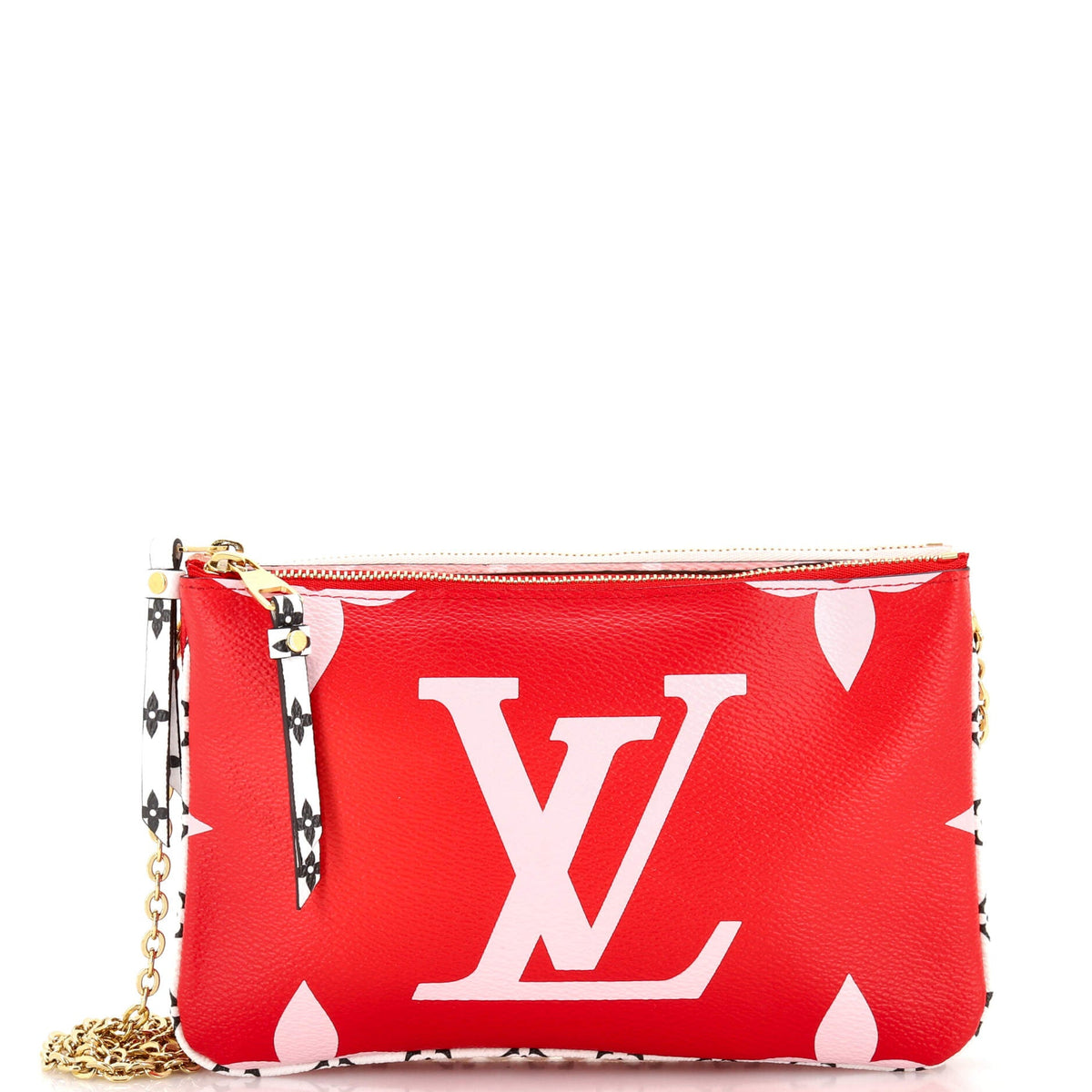 Louis Vuitton Double Zip Pochette Limited Edition Colored Monogram Giant