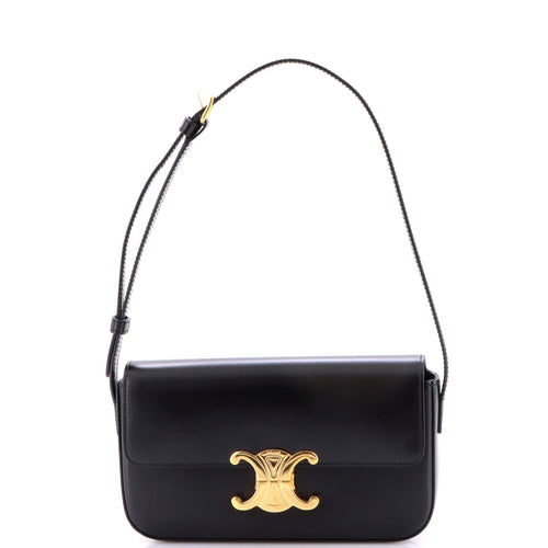 CELINE Triomphe East-West Shoulder Bag Smooth Calfskin