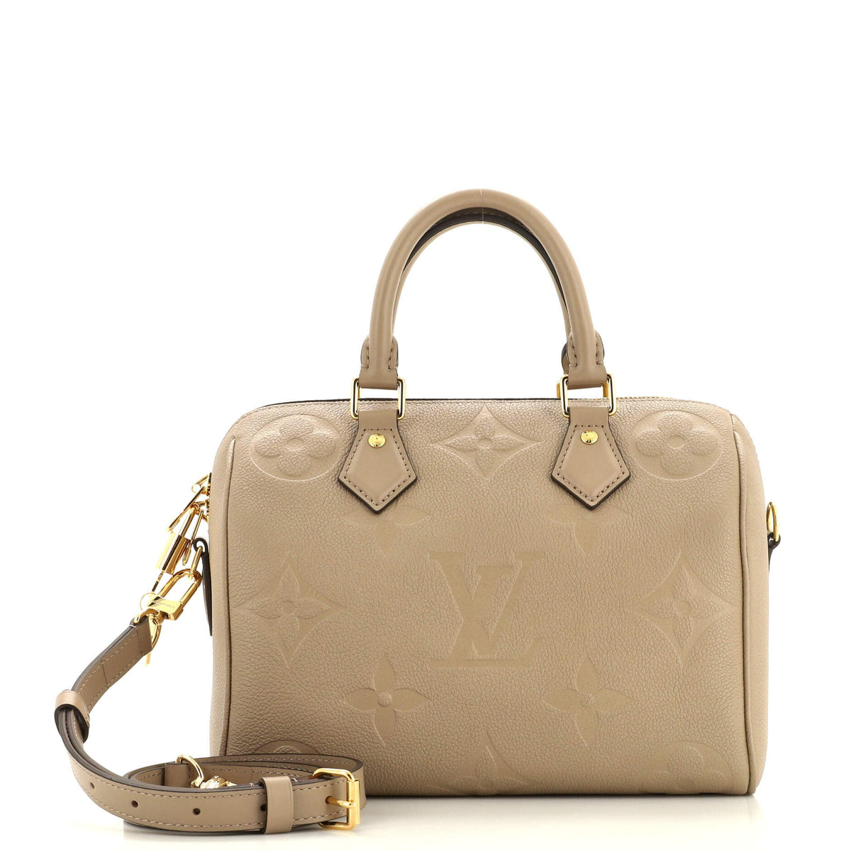 Louis Vuitton Speedy Bandouliere Bag Monogram Empreinte Giant 25