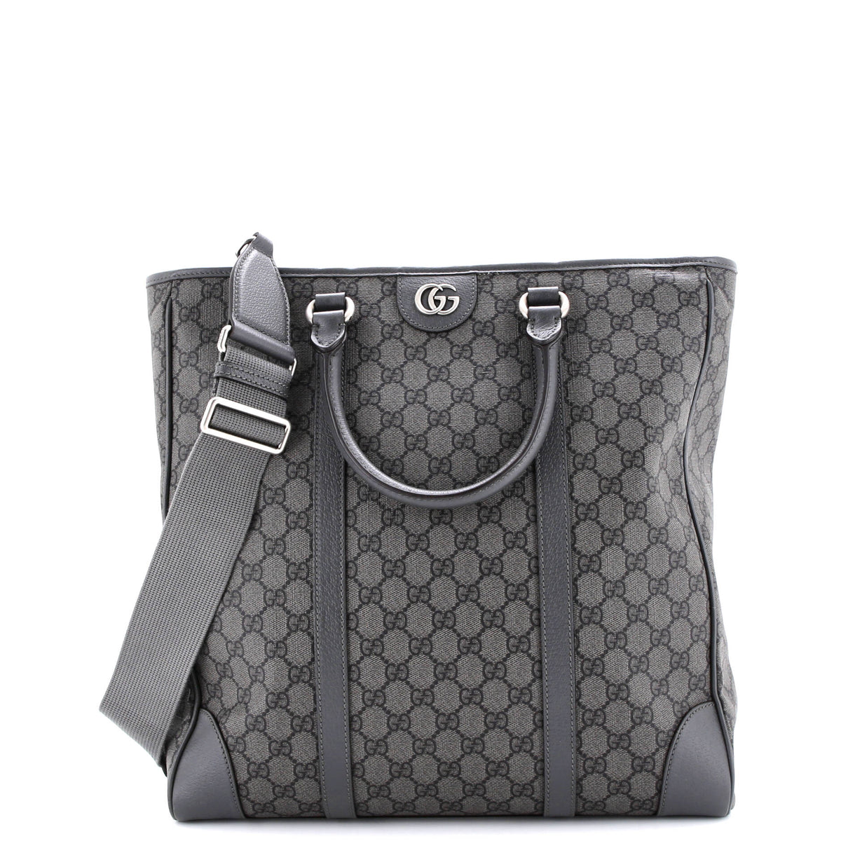 Gucci GUCCI Ophidia Convertible Open Tote GG Coated Canvas Tall