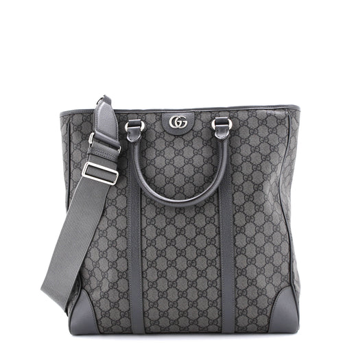 GUCCI Ophidia Convertible Open Tote GG Coated Canvas Tall