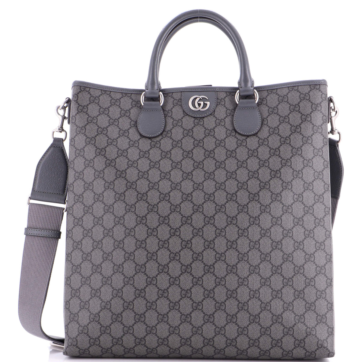 Gucci GUCCI Ophidia Convertible Open Tote GG Coated Canvas Tall
