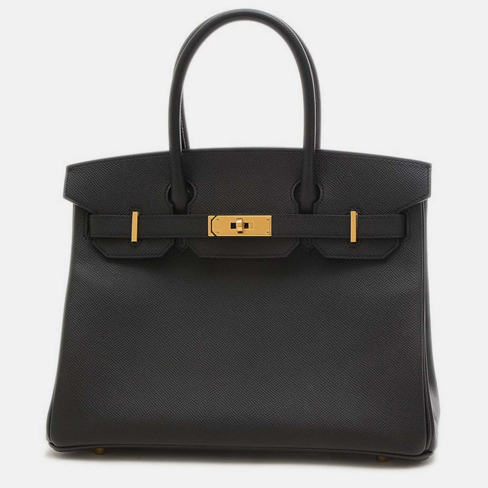 Herm?s Sac à main Birkin 30 en cuir noir Epsom