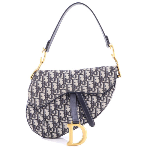 Saddle Handbag Oblique Canvas Medium