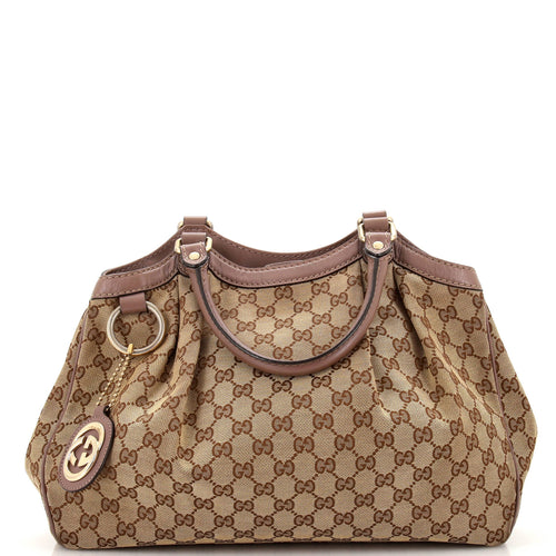 GUCCI Sukey Tote GG Canvas Medium
