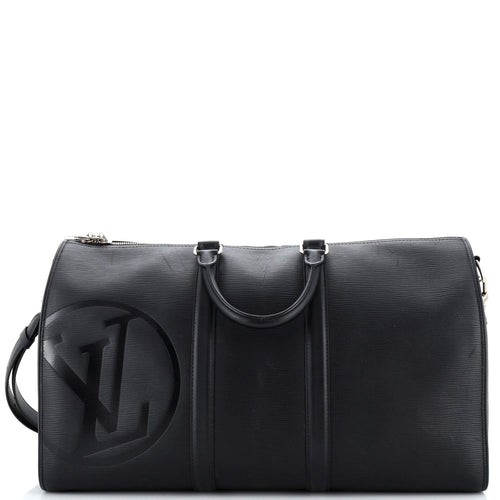 Keepall Bandouliere Bag Initials Epi Leather 45